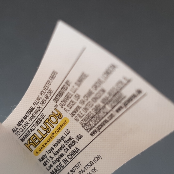 Squishmallows Prim Unicorn Rainbow Clip-On 3.5" Exclusive Rainbow Pink Blue - Picture 12 of 12